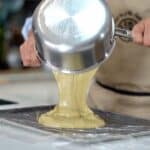 cooling off custard faster