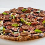 pizza fig blueberries