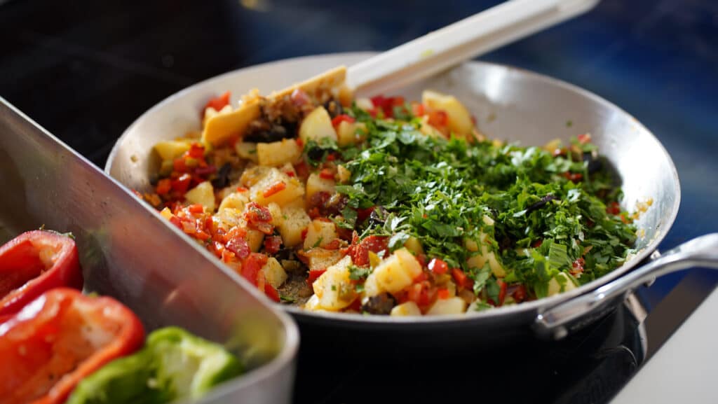 potato mixture stuffing