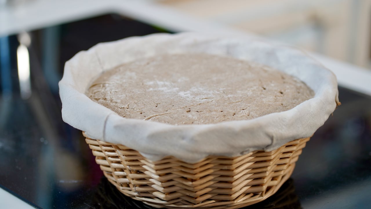 proofed-ancient-dark-rye-bread-loaf