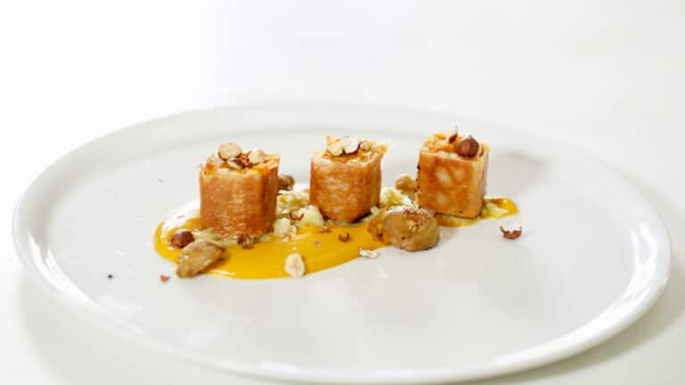 red kuri squash strudel