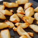 roasted Bartlett pears