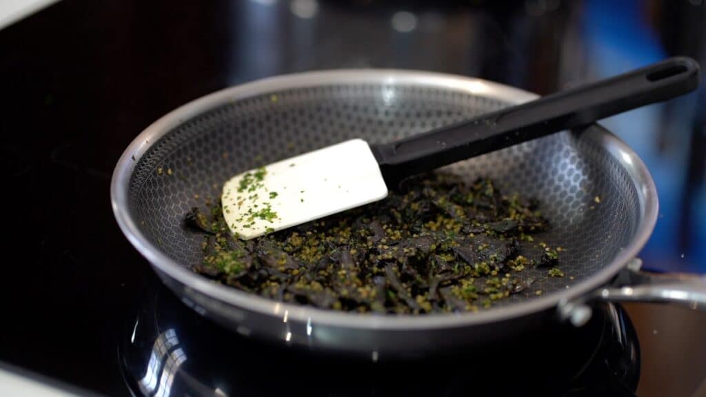 sautéed black chanterelle