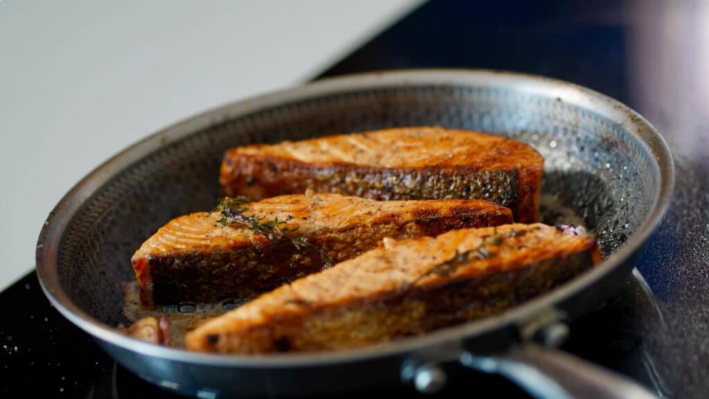 pan-seared salmon