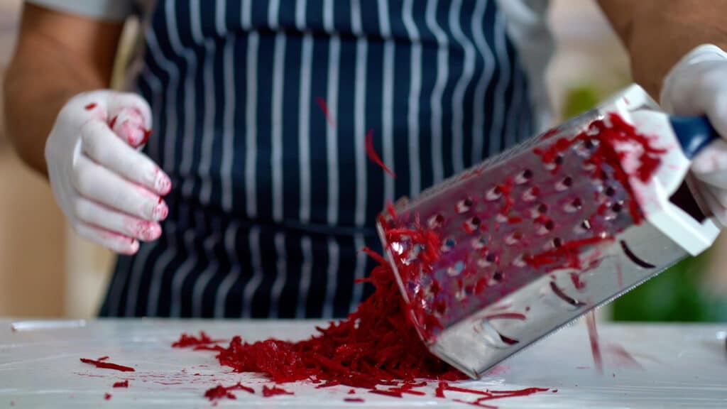 shredded beets
