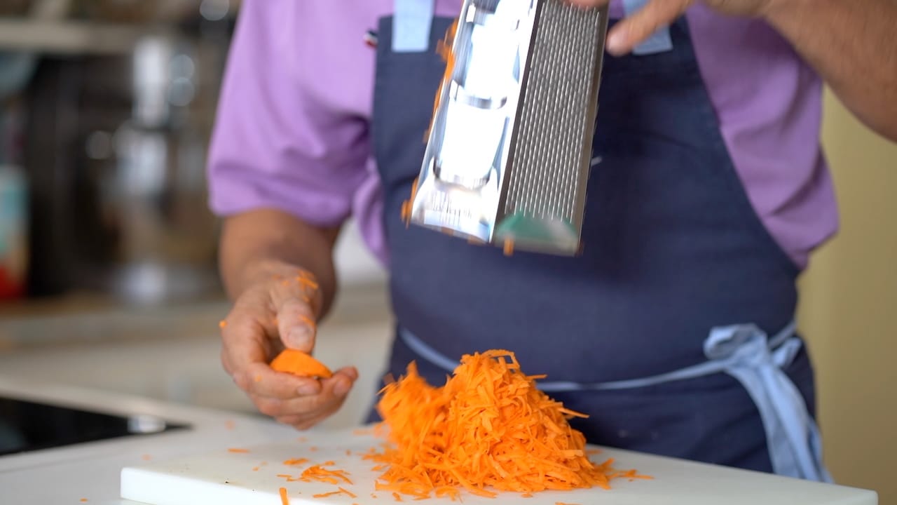 shredded carrots