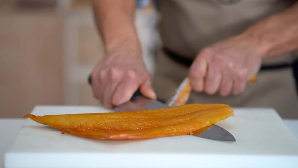 skinning haddock