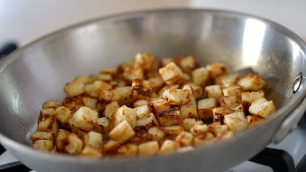 small croutons