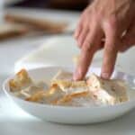 soaking bread crumbs in milk