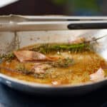 rendered steak juice for cognac sauce