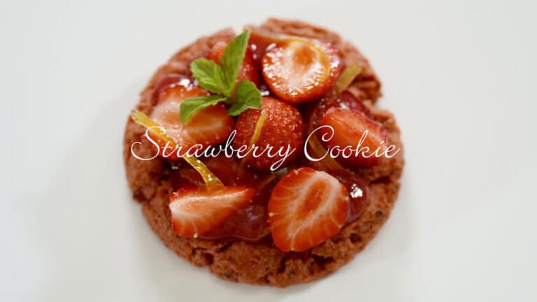 strawberry cookie