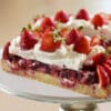 Strawberry Tart Entremet Cut