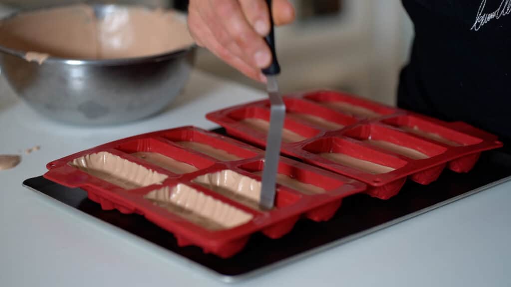 triple chocolate yule log montage