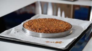 baked walnut hazelnut pie