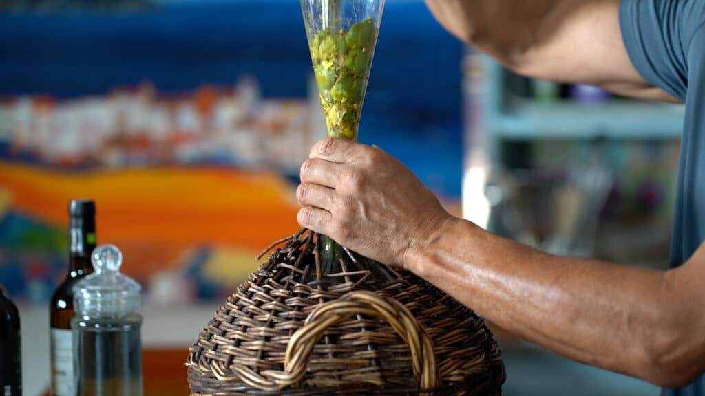 walnut spirit making process