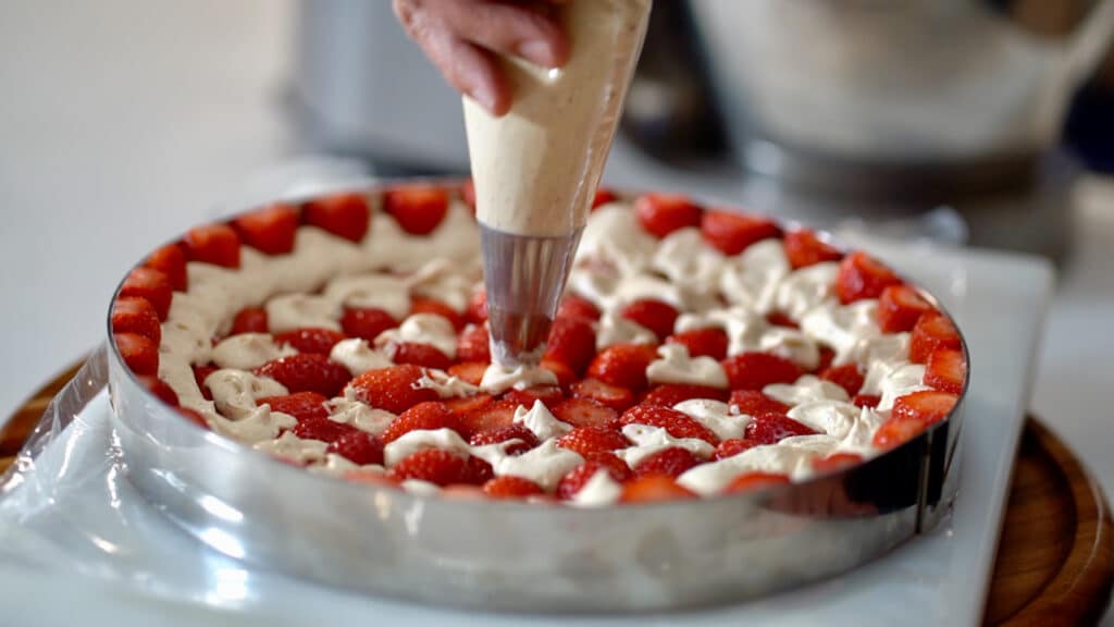 xxl fraisier montage