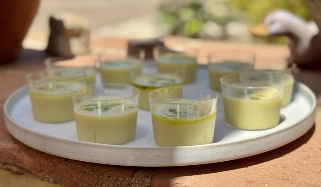zucchini-basil gazpacho